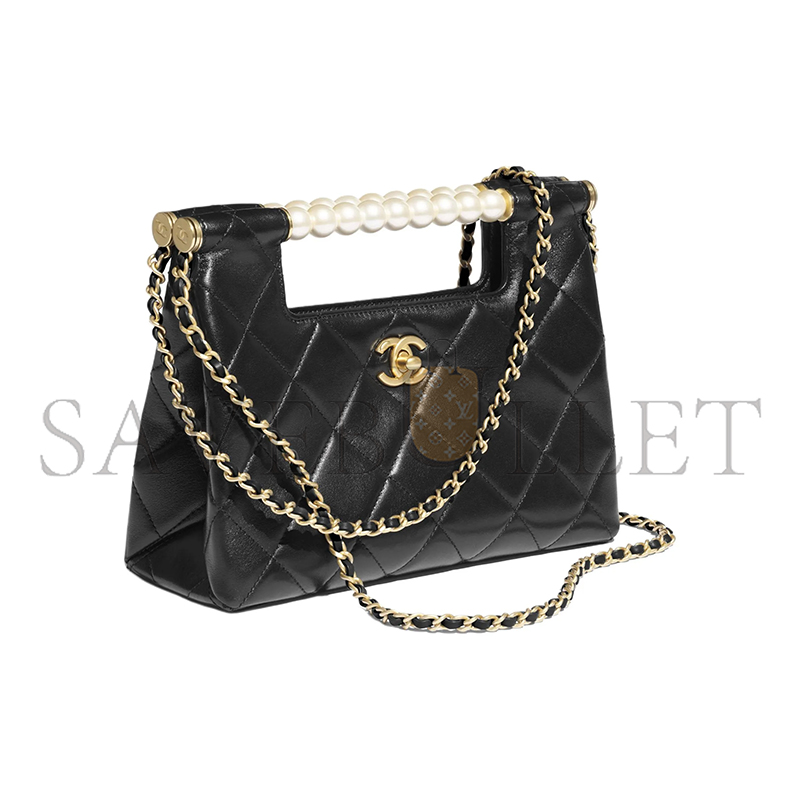 Ch*el pearl handle bag as5413 (24*18*8cm)